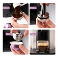 thumbnail image 4 of Stainless Steel Funnel,And Env150 Steel Coffee Stainless Steel Pod Env150 Set Compatible Coffee Set - Fillable Pod And Coffee Cup Fillable Coffee Set - Env150 Coffee With Powder Tamper, 4 of 7
