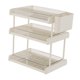 thumbnail image 4 of Organizador de estantería de encimera, soporte de mesa de café, bocadillos buffet multipropósito para servir para escritorio, baño, mesa de café 3 capa, 4 of 8