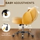 thumbnail image 5 of Silla de escritorio Yaheetech Boucle en forma de nube ajustable amarilla, 5 of 9