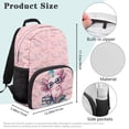thumbnail image 7 of Aplkyhs Pink Axolotl School Backpack for Boys Girls Ages 6-18 Ergonomic Padded Adjustable Straps 17 Inch Large Capacity Bookbag for Elementary Middle High School Daily Use, 7 of 7