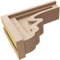 thumbnail image 6 of 4"W x 12"D x 8"H Classic Highland Rough Cedar Woodgrain TimberThane Corbel, Primed Tan, 6 of 6