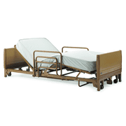 Invacare Full Electric Low Hospital Bed Set