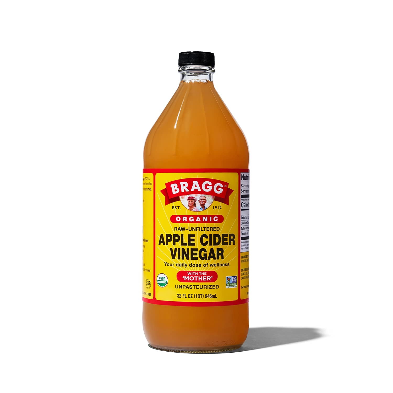 Bragg Organic Raw Apple Cider Vinegar, 32 Ounce - 3 Pack