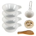 thumbnail image 2 of Cuenco para Utensilios Shamjiam Cocinar Servir Blanco 7 Piezas, 2 of 9