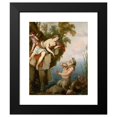 thumbnail image 2 of Laurent de la Hyre 12x14 Black Modern Framed Museum Art Print Titled - Glaucus and Scylla (About 1640-1644), 2 of 5