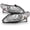 Chrome Housing, variant on AKKON - For 2006-2011 Honda Civic 4-Door Sedan Left + Right Black Replacement Headlights Head Lamps Assembly Set