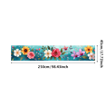 thumbnail image 1 of Colorful Flower Backdrop Banner for Spring Wedding Floral Photography Props Party Supplies Birthday Decorations Background Events, 1 of 4