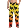 thumbnail image 4 of GZHJMY Black Bat on Golden Background Pajama Pants For Men, Men's Separate Bottoms, Lounge Pants with Pockets, Christmas New Year Birthday Gifts, Large, Christmas New Year Birthday Gifts, Large, 4 of 7