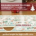 thumbnail image 3 of Hasoo Christmas Home Decor Tree Border Area Rug Washable 4' x 6' Modern Throw Rug for Living Room Indoor Beige Carpet, 3 of 5