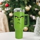 thumbnail image 4 of Rodillo térmico al vacío de acero inoxidable grinch stanley, con tapa y pajita, adecuado para agua, té helado o café 40 onzas regalo de cumpleaños con niebla regalo de Navidad, 4 of 7