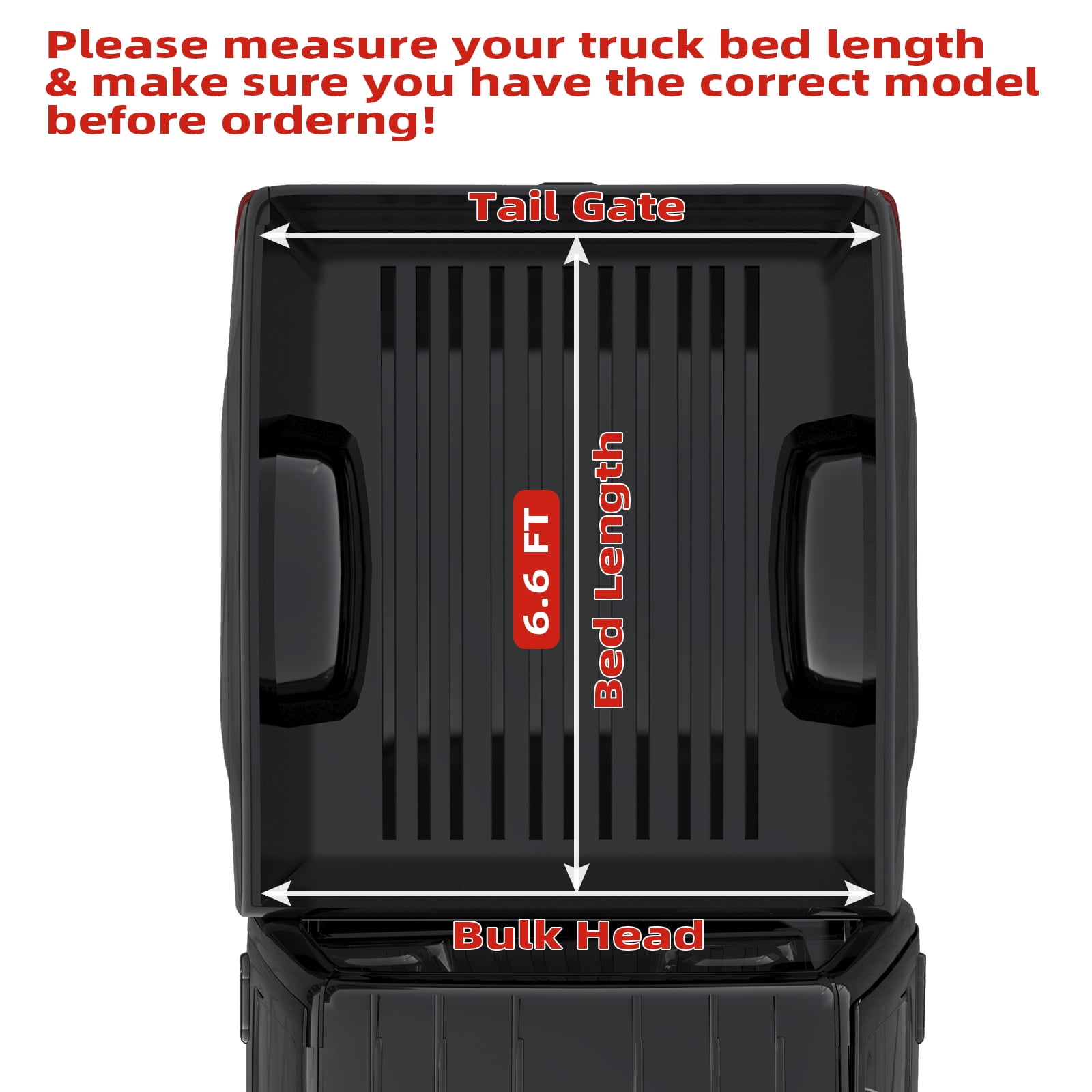 Soft Roll up Truck Bed Tonneau Cover Compatible for 2014-2018 Chevy Silverado 1500,Soft Rolling up Pickup Bed Cover, 5.8FT/6.6FT