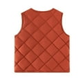 thumbnail image 3 of hoksml Kids Double-Breasted Down Vest Boys Girls Sleeveless Puffer Jacket Big Kids Quilted Vest (3-15 Years), 3 of 3