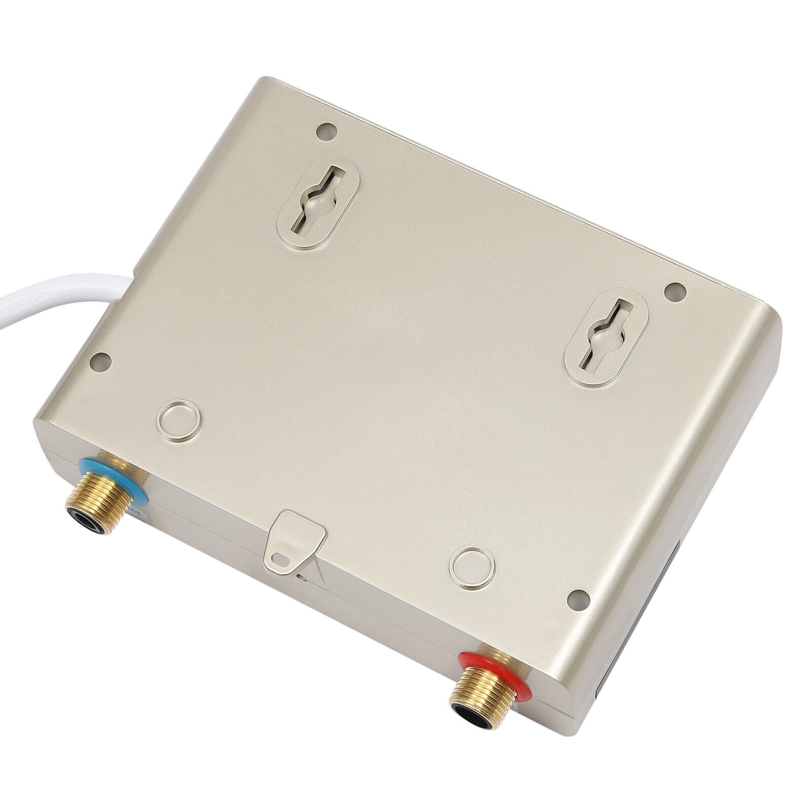 4000W Mini Electric Tankless Water Heater Electric Touch Display Screen Boiler Gold 22.3*17.5*6.5cm/8.7*6.8*2.5inch