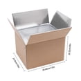 thumbnail image 6 of Insulated Shipping Boxes, Set of 20 Kraft Paper PS Board Containers with Tin Foil Lining, 12x10x8inch Size for Cold/Hot Food Transport, Up to 18 Hours Freshness, 6 of 20