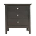 thumbnail image 3 of Glory Furniture Hammond 3 Drawer Nightstand in Black, 3 of 7