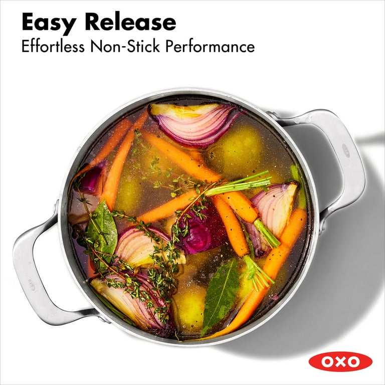 OXO Cookware SoftWorks Covered Casserole, 5 quart, Grey