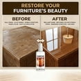 thumbnail image 3 of Tuscom Wood Furniture Polish Spray Hardwood Floor Restorer Scratch Remover Cleaner Shine Enhancer for Wood Care, 3 of 4