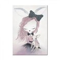 thumbnail image 3 of Wekity Cartoon Fairy Rabbit 2 Wall Art Canvas Print Poster, Simple Cute Watercolor Art Painting Decor for Home Living Room Bedroom Office and Children, 3 of 4