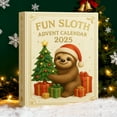 thumbnail image 5 of Sloth Countdown Calendar Interactive Animal Themed Advent with Mystery Surprise for Kids Holiday Celebration Countdown Activity, 5 of 5