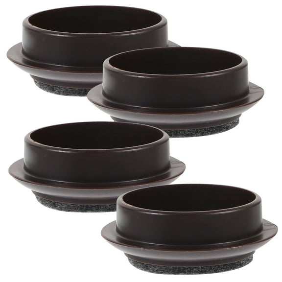 LEORX 4Pcs Furniture Wheel Caster Cups Shock Absorbing Floor Protectors