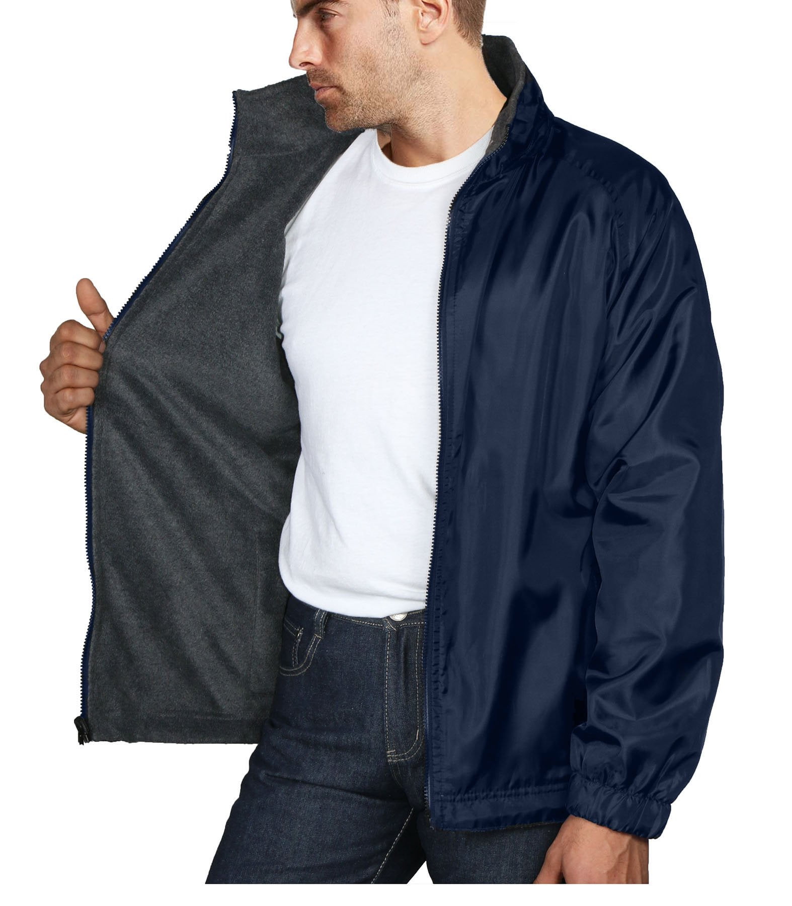 9 Crowns Maximos Men's Water Resistant Fleece Lined Wind 9 Crowns Maximos Men's Water Resistant Fleece Lined Wind