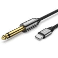 thumbnail image 1 of J&D Cable De Audio Usb-C A Ts De 6,35 Mm, 1/4 Pulgadas, Usb Tipo C Chapado En Oro A Conector Mono Macho De 6,35 Mm, 1/4 Pulgadas, Cable Adaptador Auxiliar Con Revestimiento De Pvc, Compatible Con Ipho, 1 of 5