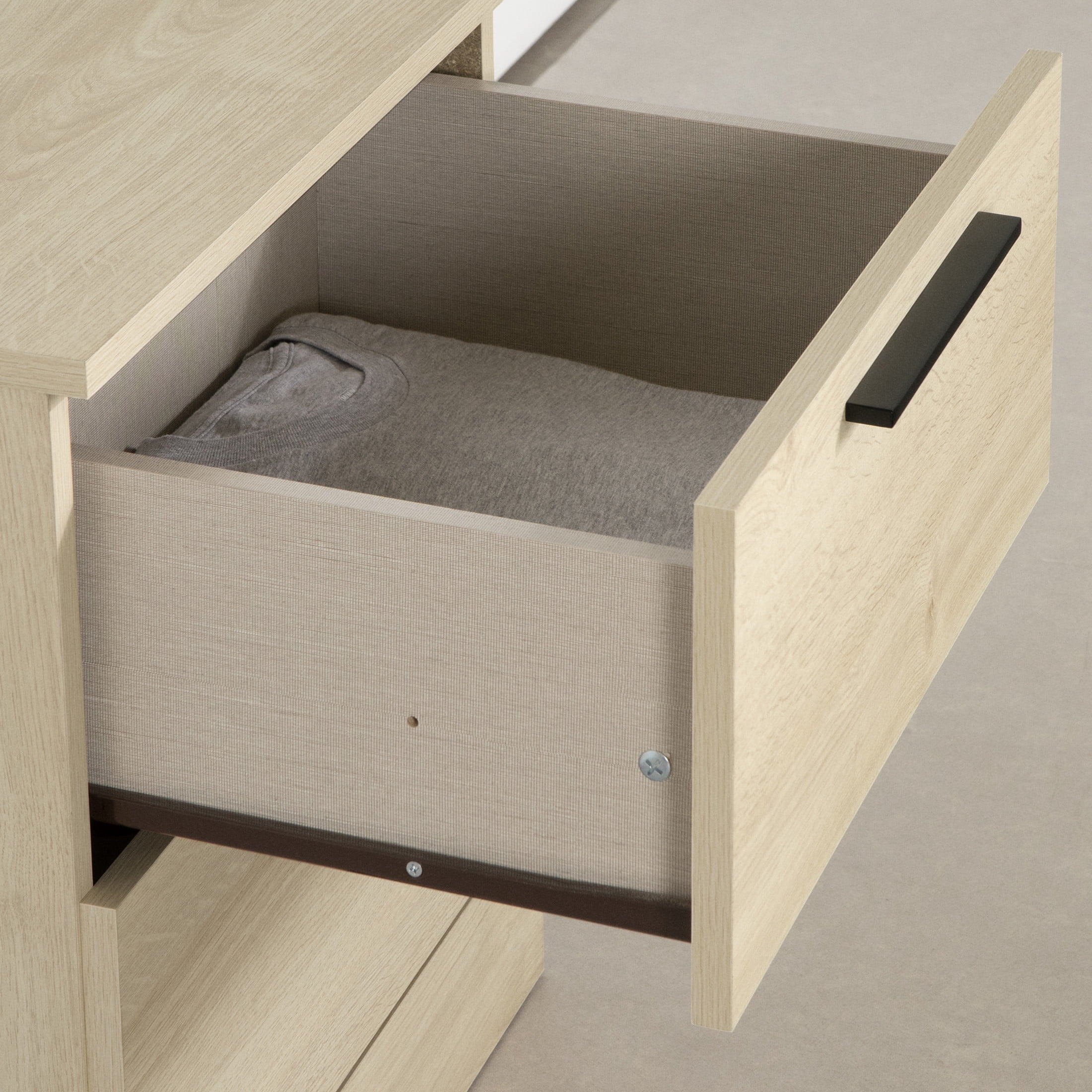 South Shore Step One Essential, Contemporary Nightstand, Beige