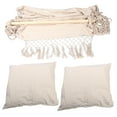 thumbnail image 1 of Silla colgante para interiores y exteriores, columpio para jardín, hamaca, asiento con dos almohadas, 1 of 8