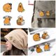 thumbnail image 2 of Cute Cartoon Capybara Enamel Brooch Stylish Capybara Pin Badge Unique Brooch Charm Perfect For Casual And Party Wear, 2 of 5