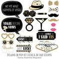 thumbnail image 2 of Big Dot of Happiness Vegas Before Vows - Las Vegas Bridal Shower or Bachelorette Party Photo Booth Props Kit - 20 Count, 2 of 6