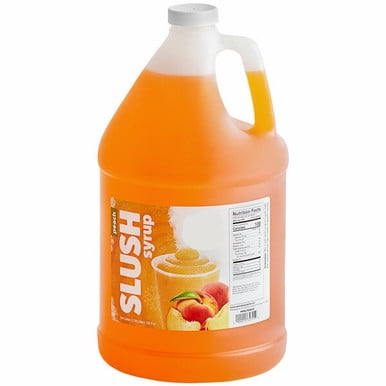 Table Top King Peach Slushy Syrup 5:1 Concentrate Bulk Food Service 1 Gallon/3.7L