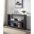 thumbnail image 3 of Acme Cargo 3-Shelf Wooden Bookshelf in Weathered Oak and Gunmetal, 3 of 3