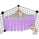 thumbnail image 1 of Hammocks Small Creaturel Warm Bed House Cage Cuddle Hamster Accessories For Glider Hamster Small Pet Tasseled Hamster Hammocks, 1 of 6