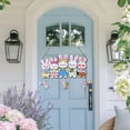 thumbnail image 4 of Spring Decoración del hogarations,Easter Decorative Door Hanger Wooden Hanging Sign with Colorful Egg and Rabbits Print Large Size Holiday Door Decoration Suitable for Easter Decoración del hogar, 4 of 6