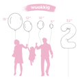 thumbnail image 4 of Globos de fiesta Wuokkig Jungle Safari con diseño de animal rosa para cumpleaños, 4 of 7