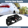 thumbnail image 2 of Rear Left Interior Door Handle Black Fit for Hyundai Sonata 2009-2010 No.83610-3K520-HZ, 2 of 7