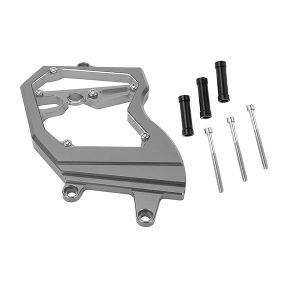 VOBOR Front Sprocket Cover CNC Aluminium Alloy Chain Guard Protector for ZX6R 2009‑2021 Sprocket Protector Cover(Titanium)