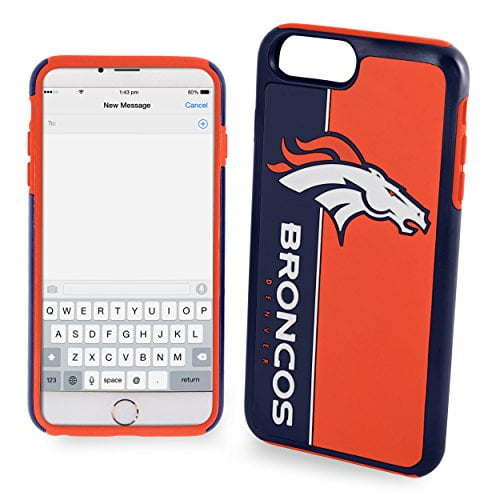 FOCO NFL Denver Broncos Bold Case for iPhone SE 2022, 2020, 8, 7, 6 & 6s (4.7")