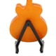 thumbnail image 3 of Wooden Miniature Gold Hollow Electric Guitar Model with Stand Mini Musical Instrument Model 7.1 Inch, 3 of 4