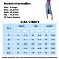 thumbnail image 3 of Mohiass Jean Skirt for Women Denim Skirt with Pockets Mid Waist Stretchy Long Split Skirts Dark Blue XL, 3 of 8