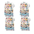 thumbnail image 5 of 8Pcs Cute Animals Cat Bear Fat Quarters Fabric Bundles for Quilting Sewing Crafting Cotton Fabric (Cat), 5 of 7