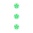 thumbnail image 3 of QualitChoice RISK Professional Rustproof Headset Cover Waterproof Exquisite Wear-resistant 28.6mm Front Fork Cycling Headset Accessories Green Pentagonal 3Set, 3 of 6