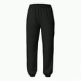 thumbnail image 4 of TOWED22 Men's Fleece Sweatpants Lightweight Cotton Tapered Joggers Workout Running Sweat Pants with Pockets(Black,XXL), 4 of 4
