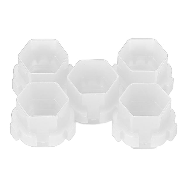 Ink Cups Shape Prevent Falling Off 200pcs Splicable Microblading Pigment Cups