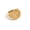 ball, variant on Chunky Dome Statement Ring for Women Men - 14K Golden Plated Round Coin Beaded Hollow Croissant Promise Thumb Finger Rings Band Comfort Fit Fashion Engagement Anniversary Jewelry for Mother Size 7