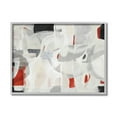 thumbnail image 2 of Contemporary Abstract White Curves Red Highlights 14 in x 11 in Framed Painting Art Prints, by Stupell Home Décor, 2 of 5