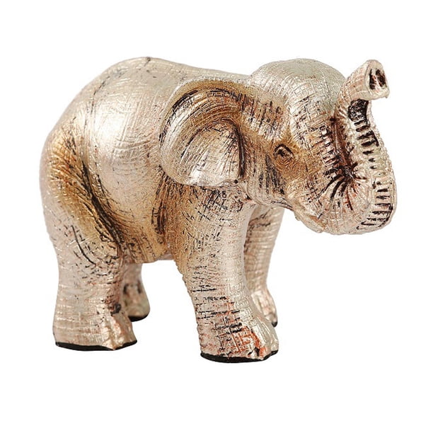Adornos de elefante de resina, estatua de elefante, decoración creativa, estante decorativo. Estilo A