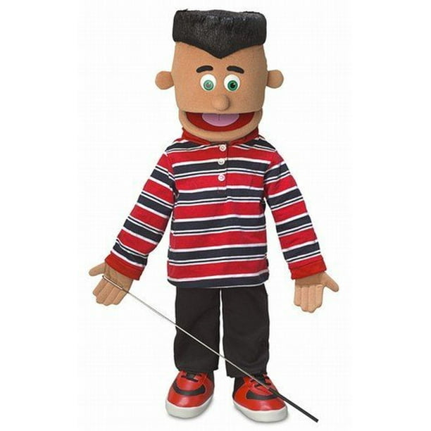 Marionnette Jose, garçon hispanique, corps entier, style ventriloque, 65 cm  