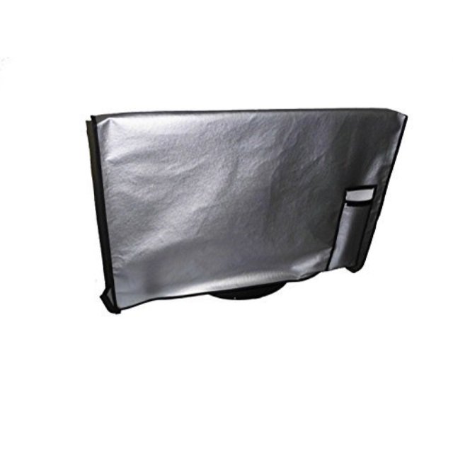 42" flat panel tv cover with pocket for remote vinyl padded dust covers