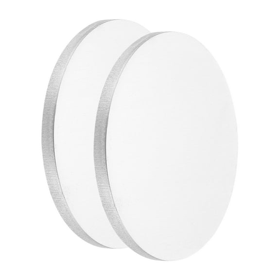 Uxcell 2Pcs Aluminum Disc, 2"(50mm) Diameter 0.16"(4mm) Thickness Round Aluminum Sheets 1060 Aluminum Circle Plates for Metal Stamping